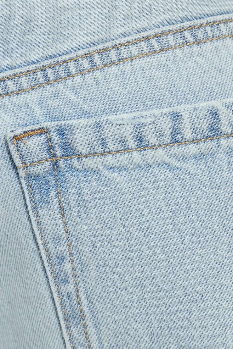 Low Rise Baggy Jeans Blue - Image 5