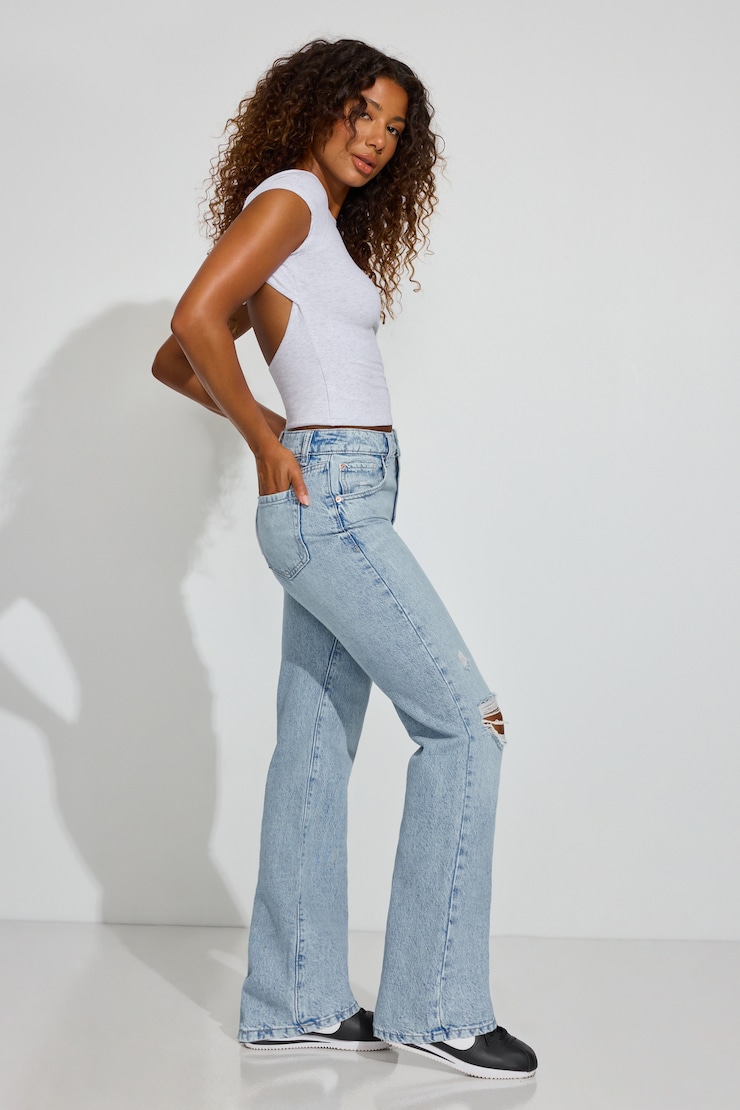 '90s Straight Jeans Blue - Image 2