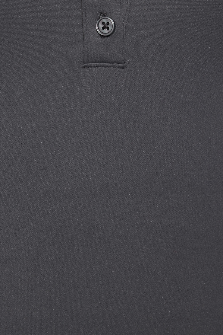 Sleek Short Sleeve Polo Top Gray - Image 4