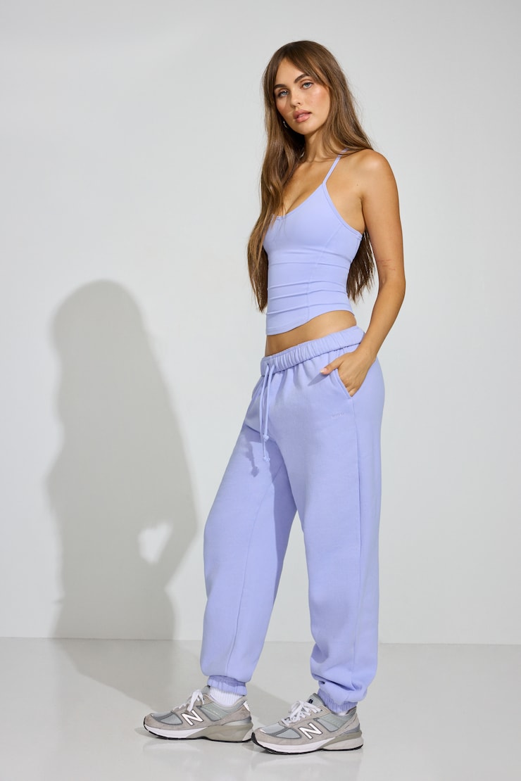 UltraFleece Boyfriend Sweatpants Purple - Image 5