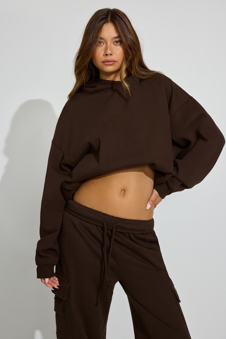 UltraFleece Hoodie Brown - Image 2