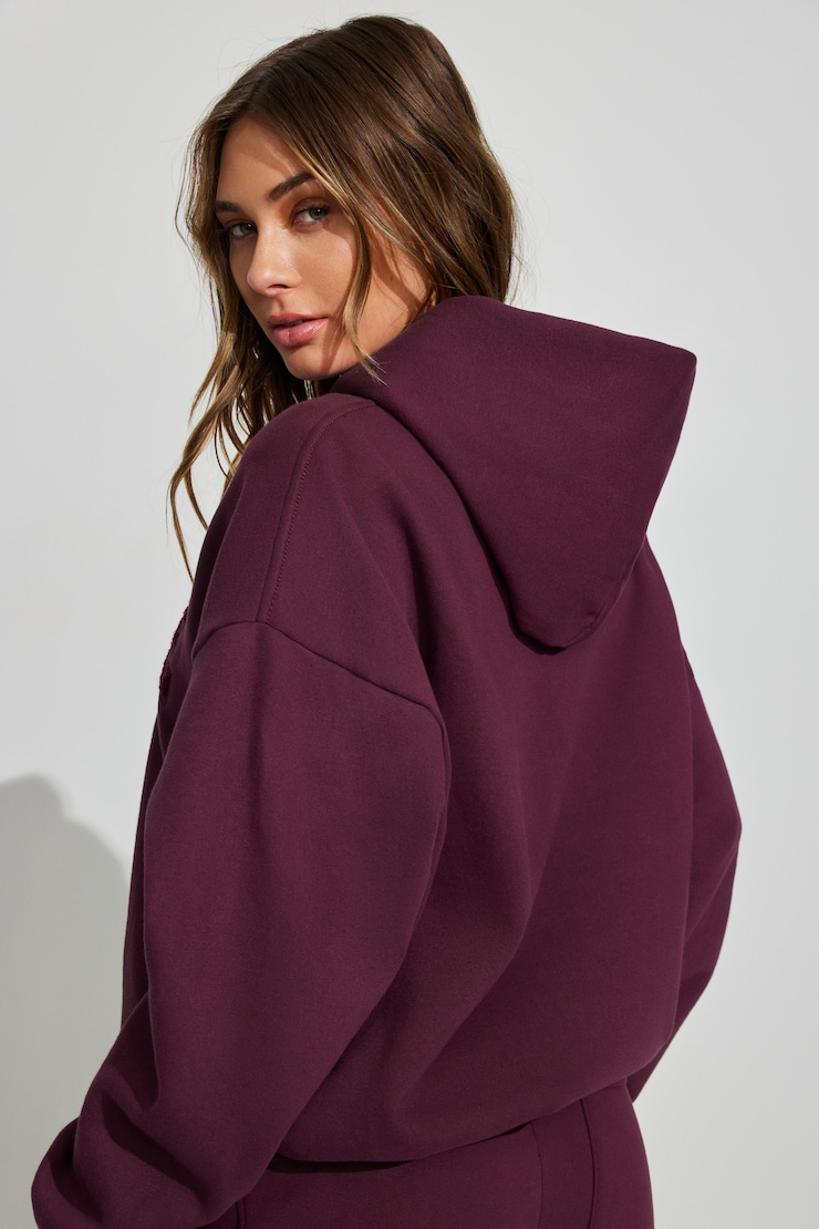 UltraFleece Hoodie Red - Image 3