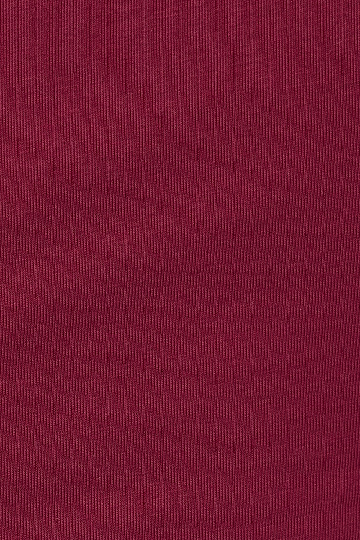 Estelle Longline Tee Burgundy - Image 4