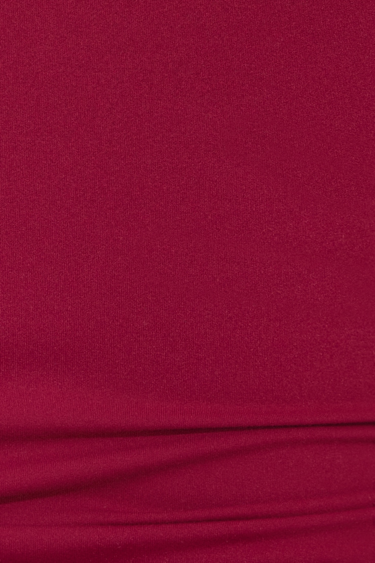Sleek Scoop Cami Top Burgundy - Image 4