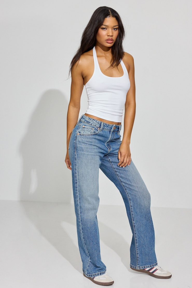 '90s Straight Jeans Blue - Image 2