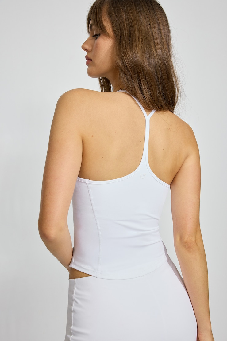 SoftActive Y-Back Tank Top White - Image 4