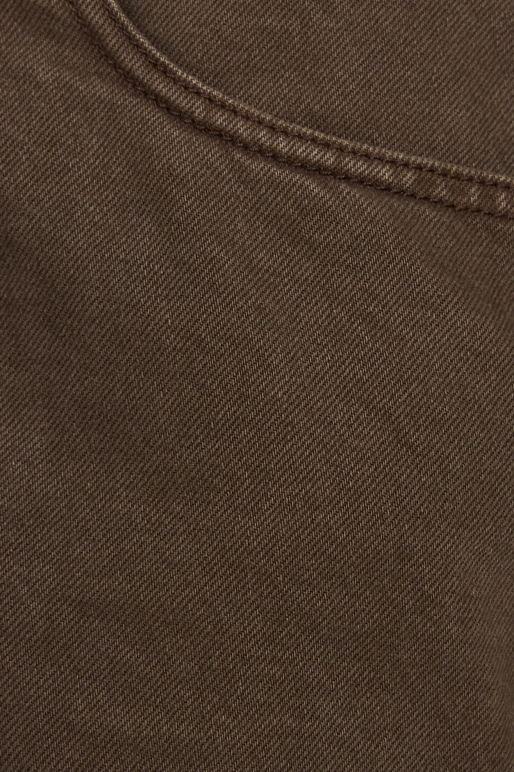 Twill Micro Skort Brown - Image 6