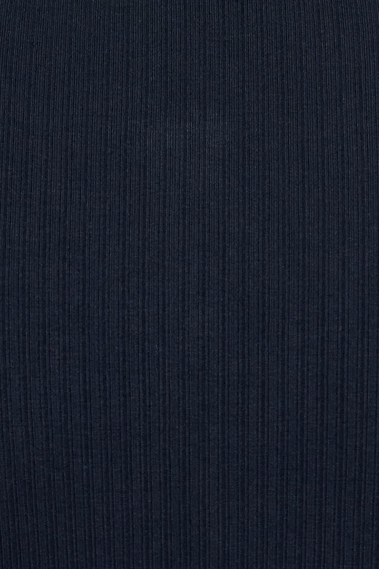 Rib Sleep Shorts Navy - Image 4