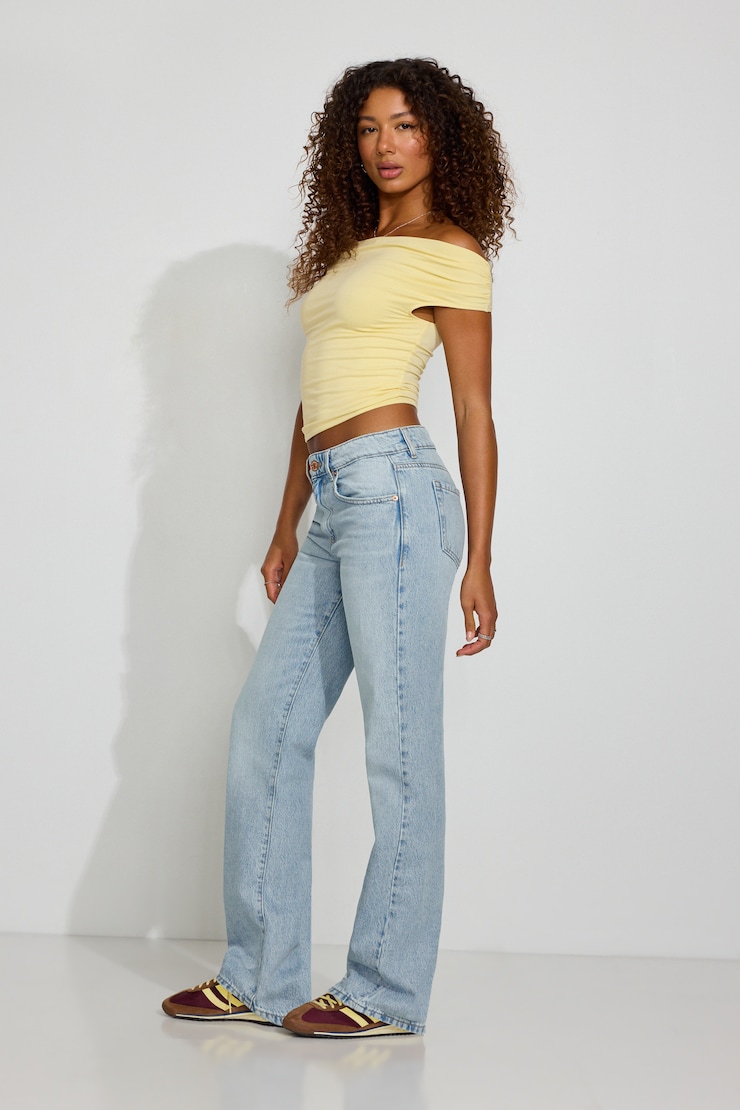 Relaxed Straight Jeans Blue - Image 2