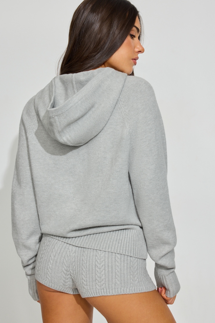 Oversized Hoodie Gray - Image 3