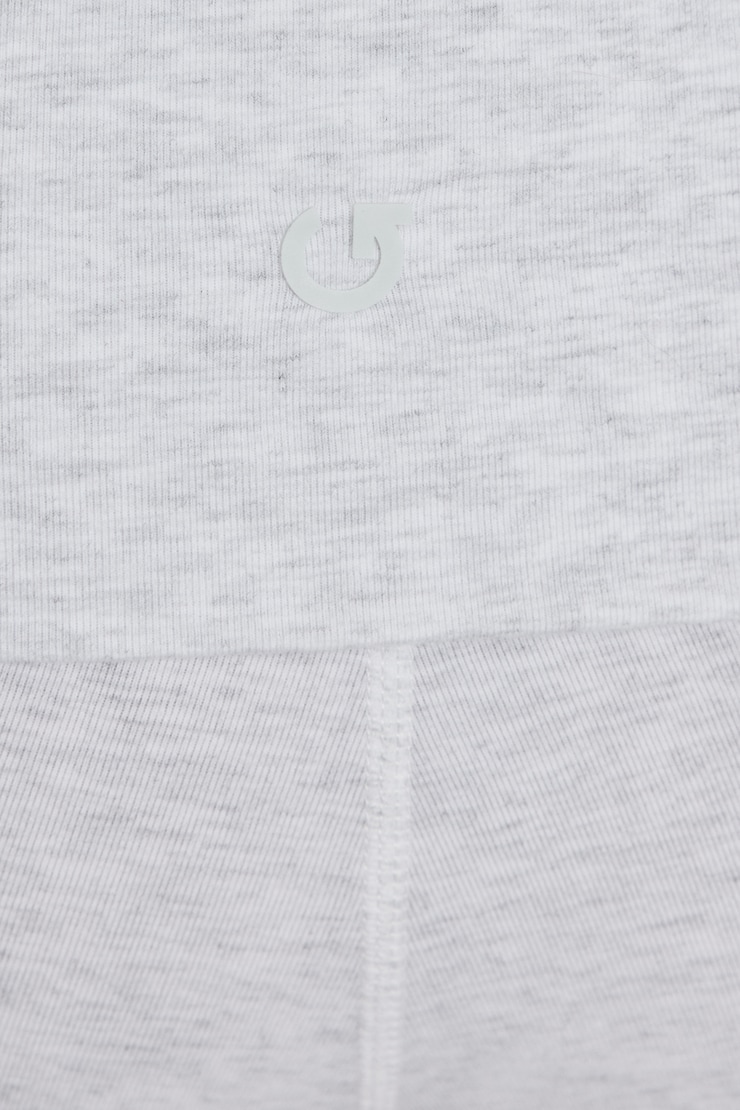 Soft Cotton Folded Micro Shorts Gray - Image 5