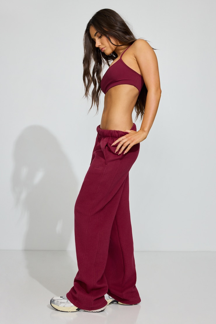 SoftActive Y-Back Bralette Burgundy - Image 2