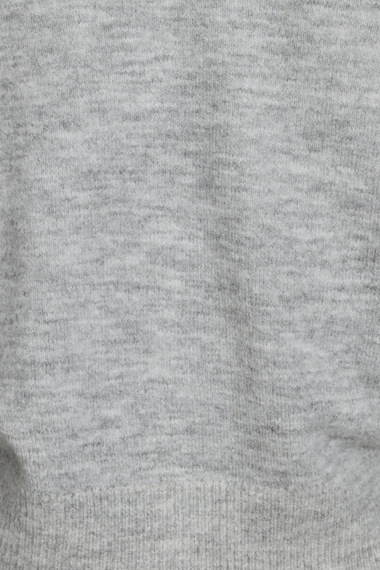 Renee Spongy Cropped Cardigan Gray - Image 4