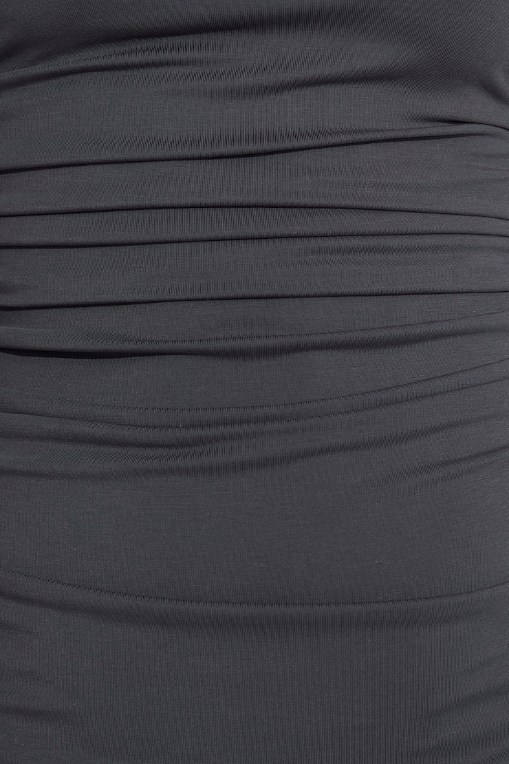 Ruched Tube Mini Dress BLUE - Image 4