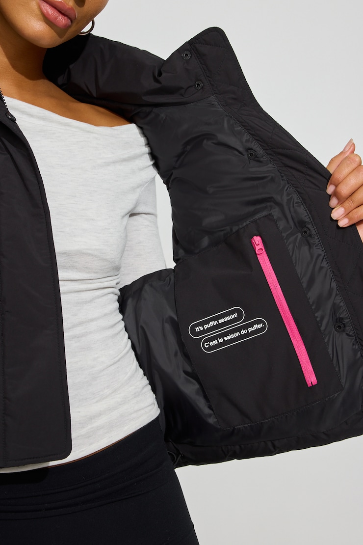Perfect Puff Vest Black - Image 5