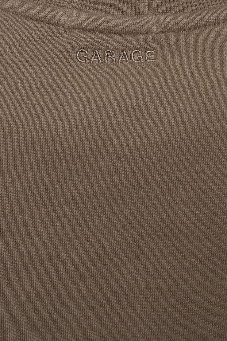 SoftTerry Bubble Crewneck Sweatshirt Brown - Image 5