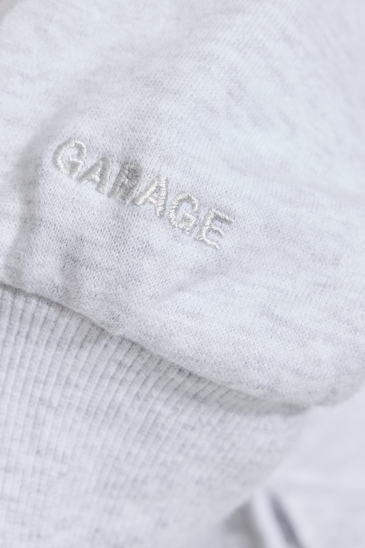 UltraFleece Clean Cropped Bubble Hoodie Gray - Image 5