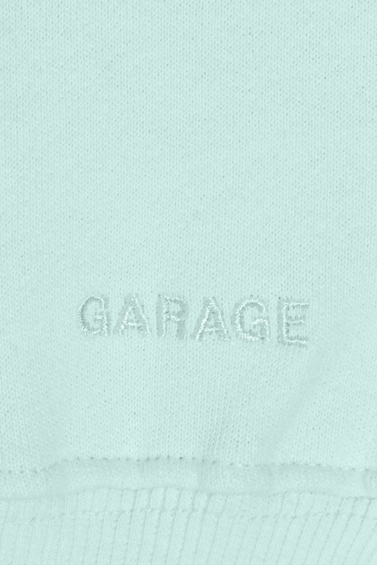 SoftTerry Rib Off Shoulder Sweater Blue - Image 4