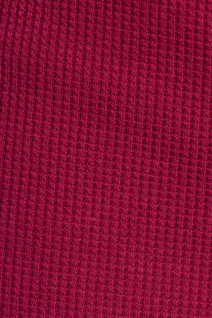 Waffle Pants Burgundy - Image 4