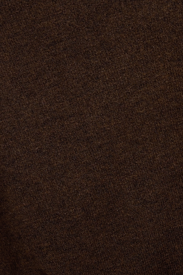Rory Relaxed Off Shoulder Sweater Brown - Image 4