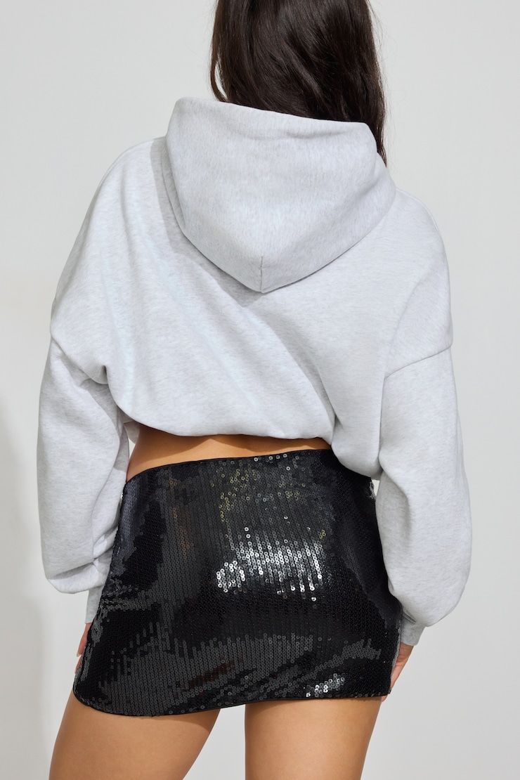 Micro Sequin Skort Black - Image 4