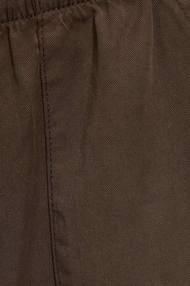 Twill Pull-On Pants Brown - Image 4
