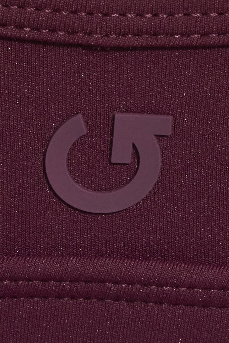 SoftActive Layered Halter Bra Burgundy - Image 5