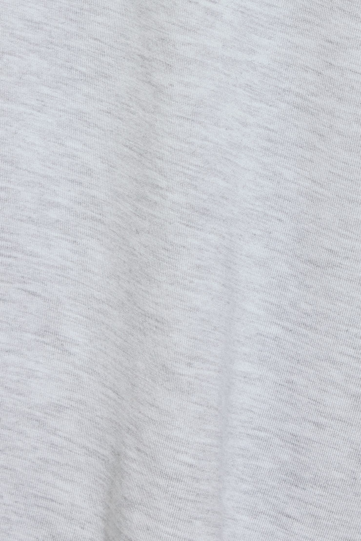 Wide Boat Neck Banded Tee Grey - Image 4