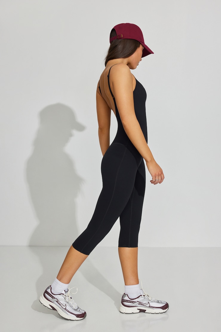 SoftActive Capri Jumpsuit Black