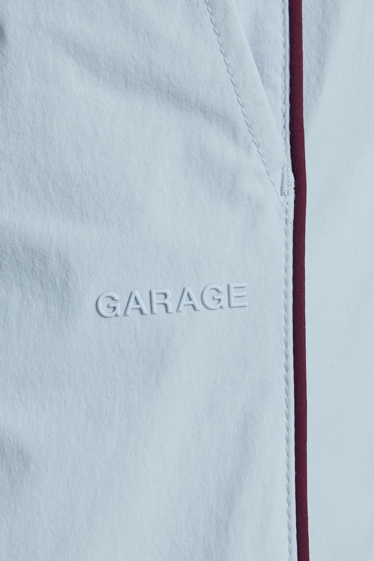 Nylon Straight Leg Pants Blue - Image 4