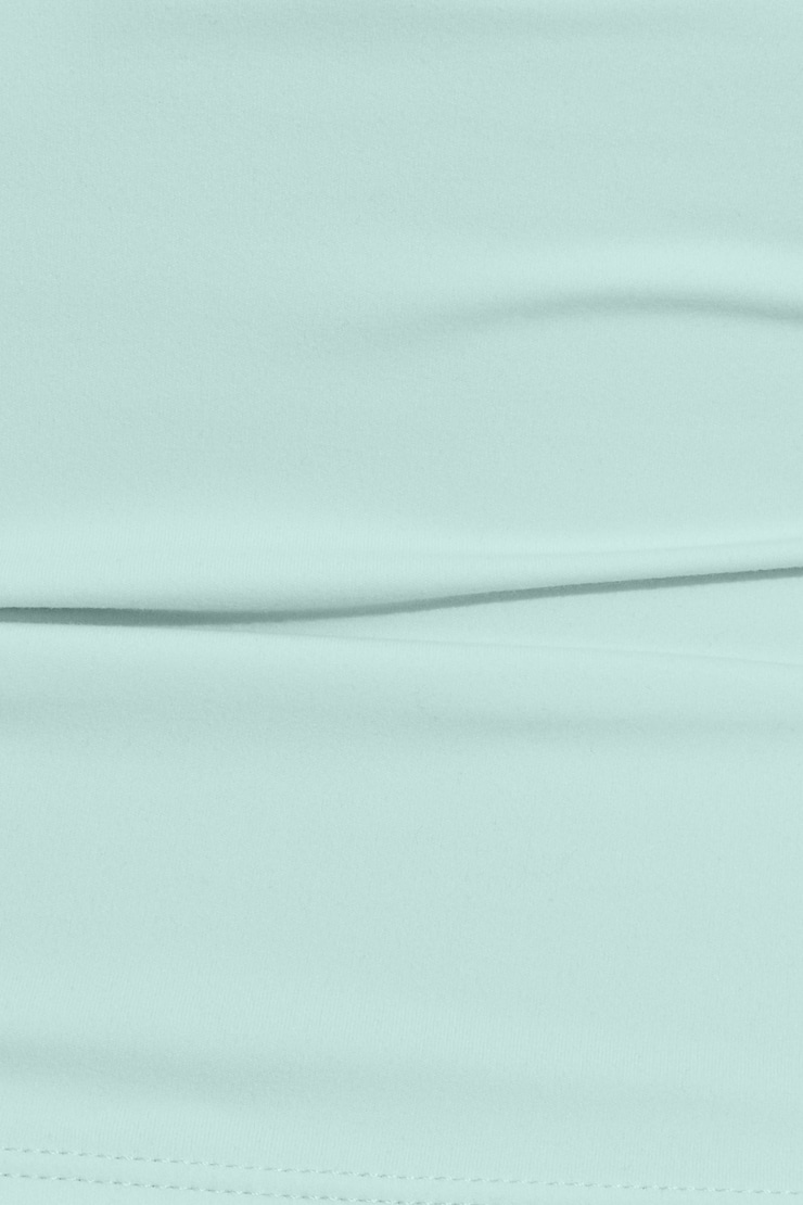 Sleek Plunge Halter Top Blue - Image 6